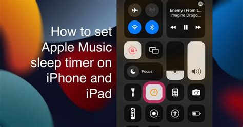 Sweet Dreams with Apple Music's Sleep Timer - Drift off to Sleep Effortlessly