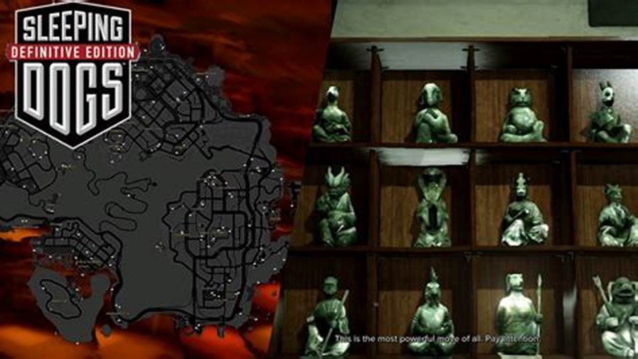 SLEEPING DOGS ALL JADE STATUE LOCATIONS COMPLETE ALL GUIDE TEXT