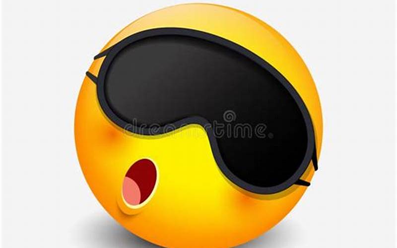 Sleeping Mask Emoji