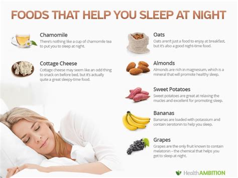 Sleeping Habits Food