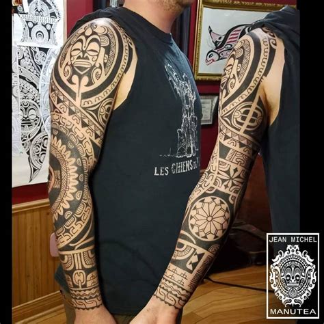 Sleeve Tattoo Polynesian