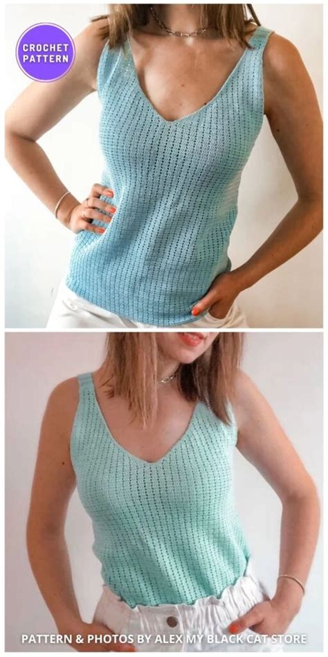 Sleeveless Crochet Top
