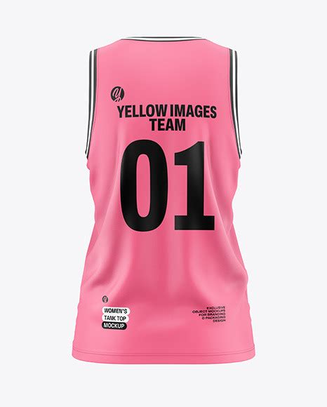 Sleeveless Shirt Mockup Back View