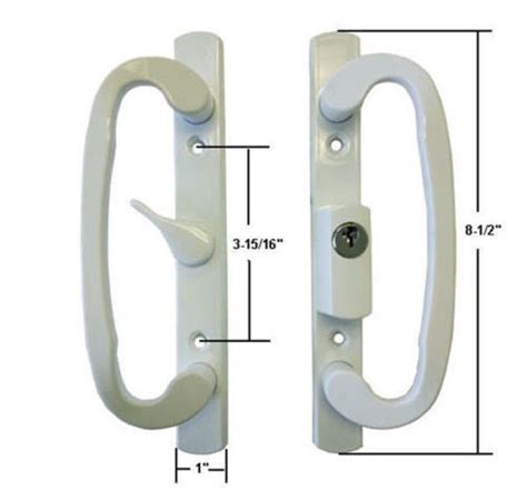 Patio Sliding Glass Door Lock Handle Replacement Manijas Para Puertas Corrediza eBay