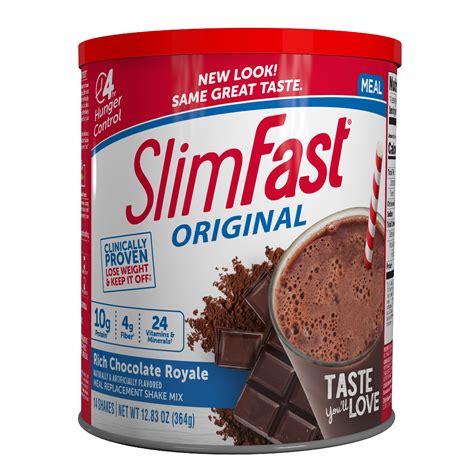 SlimFast 321 Plan Shake Mix, Chocolate Royale, 12.83 oz (364 g)