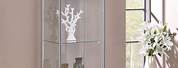 Slim Modern Curio Glass Cabinet