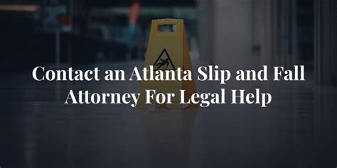 Slip And Fall Lawyer Atlanta