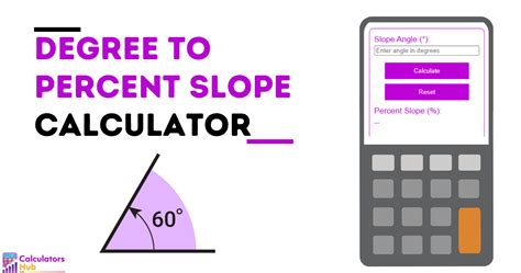 Slope Degrees to Percent Calculator