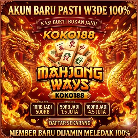 Raih Keberuntunganmu dengan Bermain Slot Koko188 - Situs Judi Slot Terbaik dan Terpercaya!