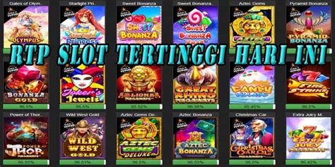 Raih Kemenangan Terbesar dengan Slot RTP Tertinggi yang Bisa Kamu Mainkan!