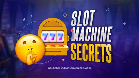 3 Slots Machine Secrets Revealed!