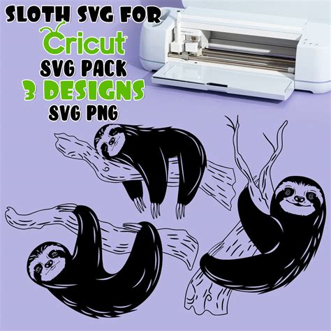 Download Sloth Designs For Cricut