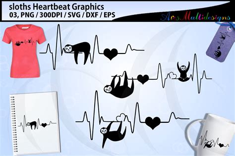 Download Sloth Heartbeat For Crafts
