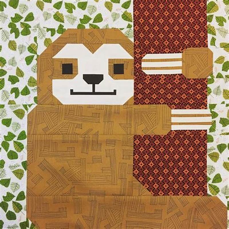 Sloth Quilt Pattern