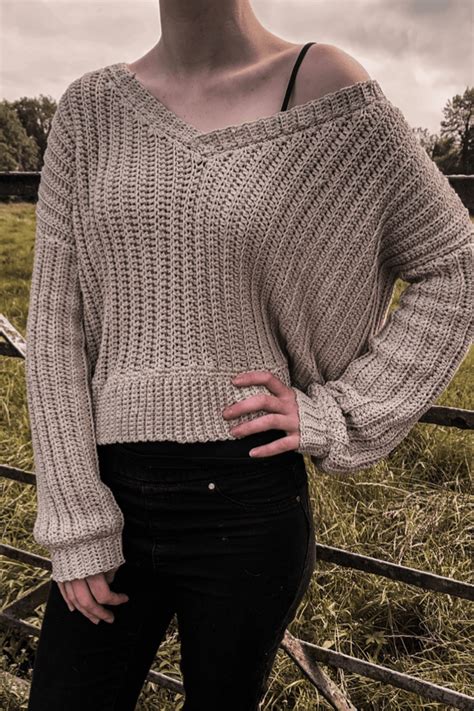 Slouchy Sweater Crochet Pattern Free