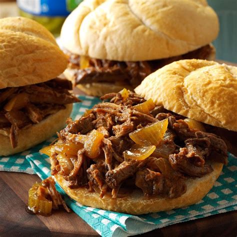 Slow Cooker Philly Cheese Steak Sandwiches that are so tender and