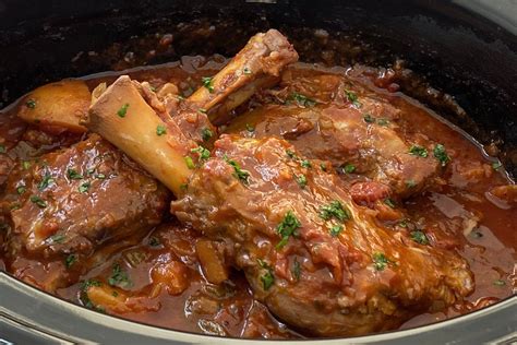 Slow Cooker Lamb Shanks Effortless Deliciousness