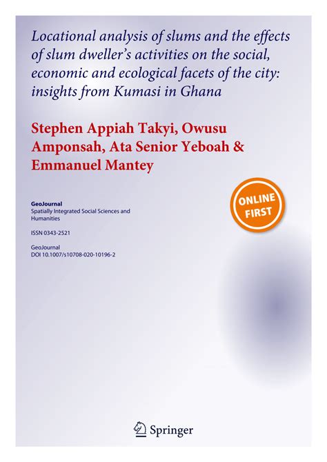 Slum Economic Activities