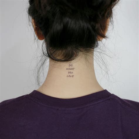 Back of the Neck Tattoo Ideas and Inspiration POPSUGAR