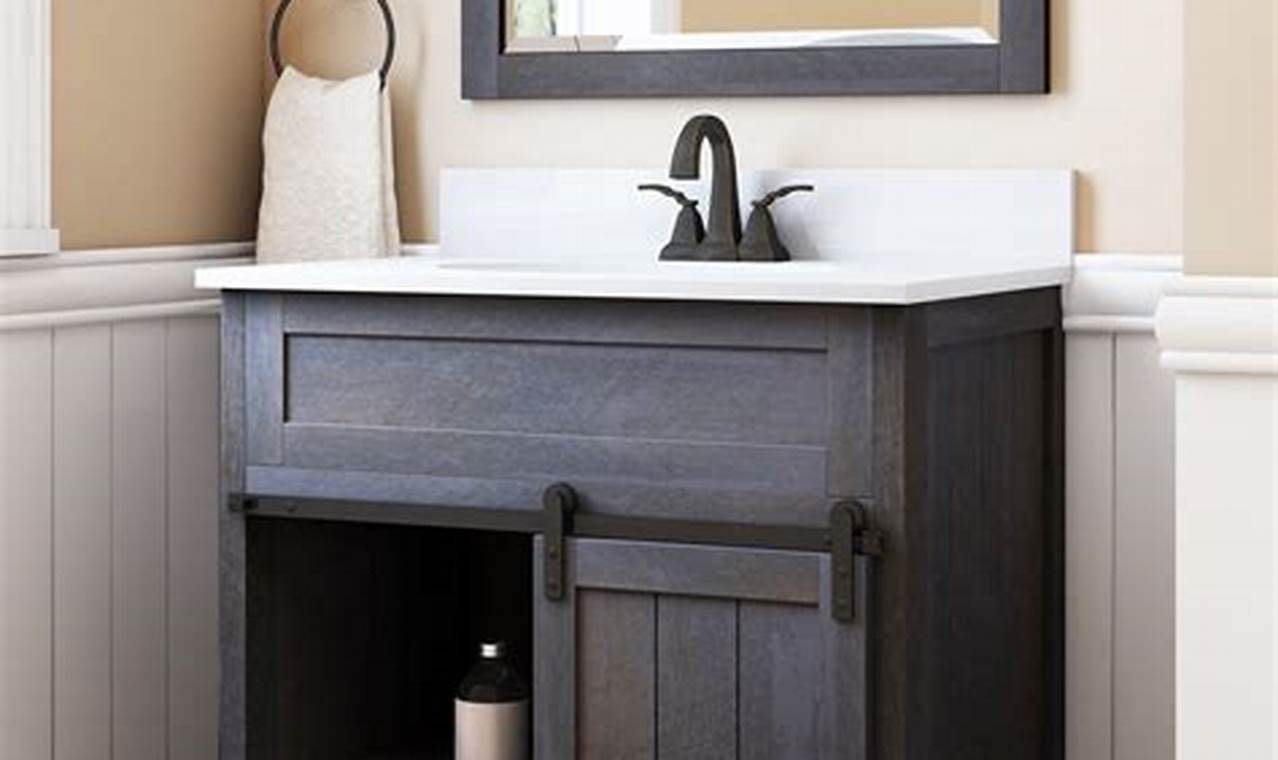 Small Bathroom Vanity With Drawers