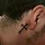 Small Cross Tattoos Behind Ear