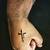 Small Cross Tattoos Men
