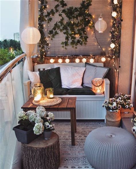 Comfy Balcony Ideas for Small Apartment Balcony Decoration & Eco
