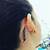 Small Feather Tattoo Behind Ear