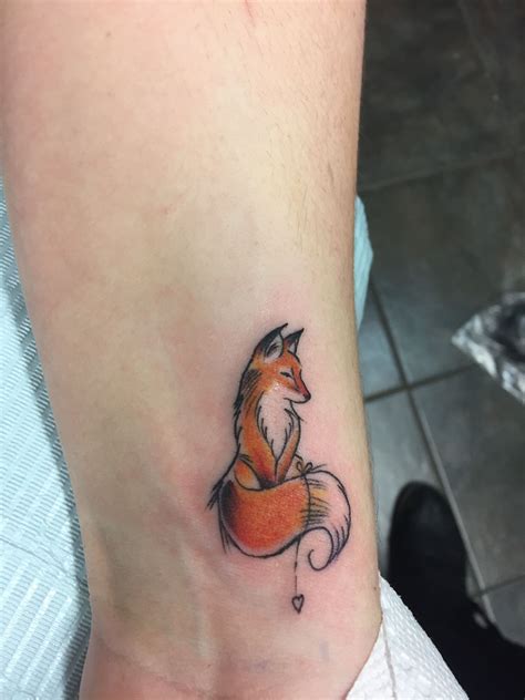 Sleeping fox tattoo by Sasha Tattooing Fox tattoo, Small