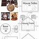 Small Gingerbread House Template