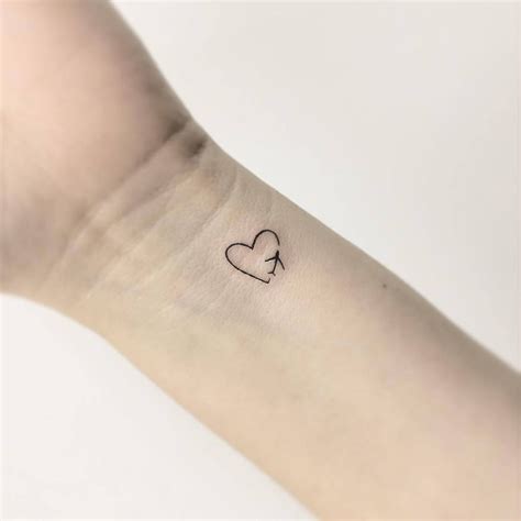 small heart tattoo Tumblr