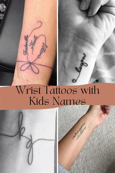 Small Name Tattoos On Forearm With Design