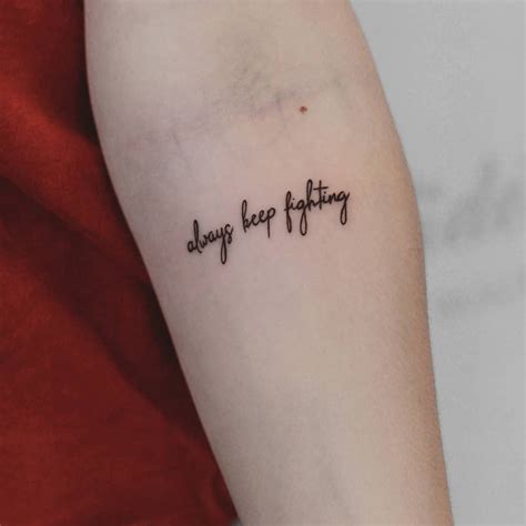 35 Small but Motivational Quote Tattoos for Sedulous Beings