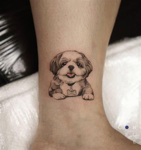 Small Shih Tzu Outline Tattoo: A Unique Way To Show Your Love For Your
Furry Friend