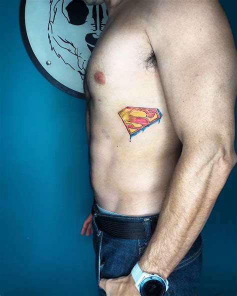 New Superman tattoo by Dusty Miller Superman tattoos