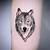 Small Wolf Tattoos