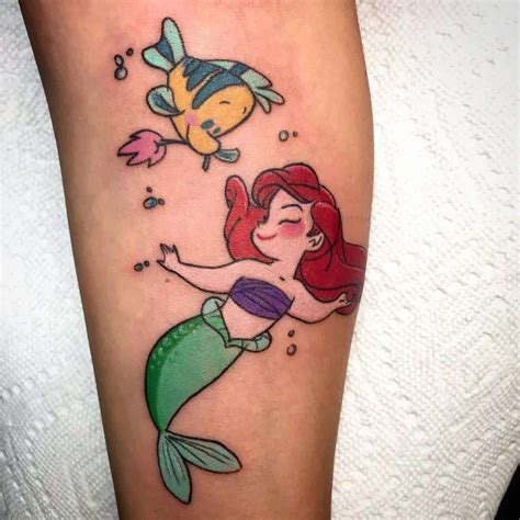 My beautiful Ariel tattoo Little mermaid tattoos, Disney