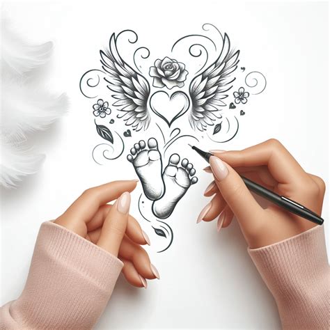 Small Baby Memorial Tattoos Designs
