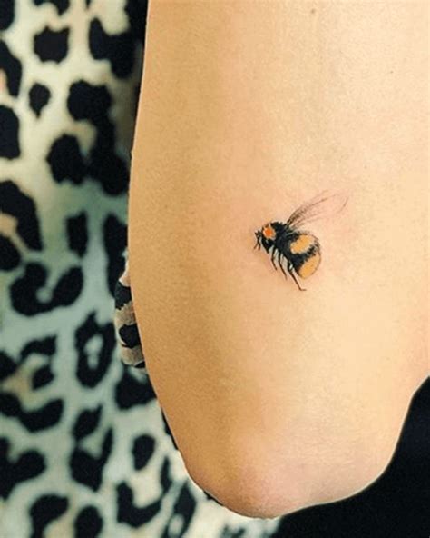 Small Bee Tattoo