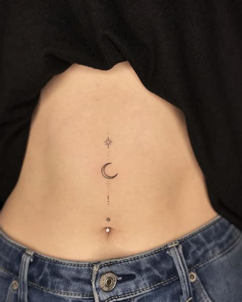 Small Belly Button Tattoos For Females