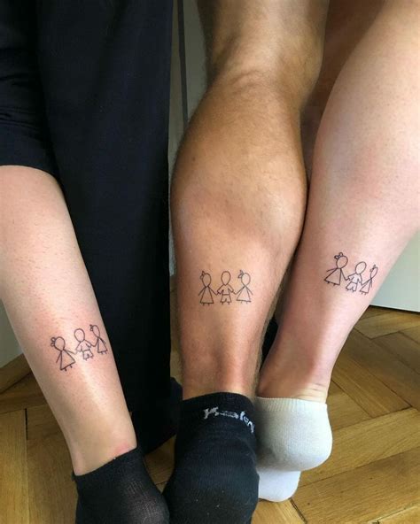 Small Best Friend Tattoos For 3 People