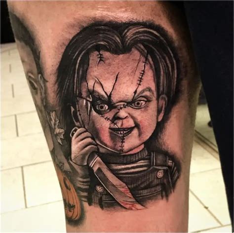 Small Bride Of Chucky Tattoo