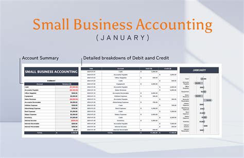Small Business Accounting Template