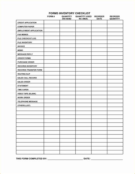 Small Business Inventory Spreadsheet Template Template Business