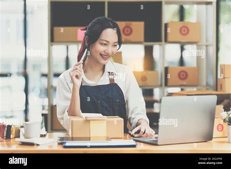 Small Business Owner Working