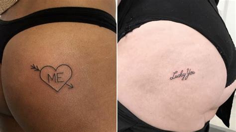 Curate a Petite Canvas: The Art of Small Butt Tattoos