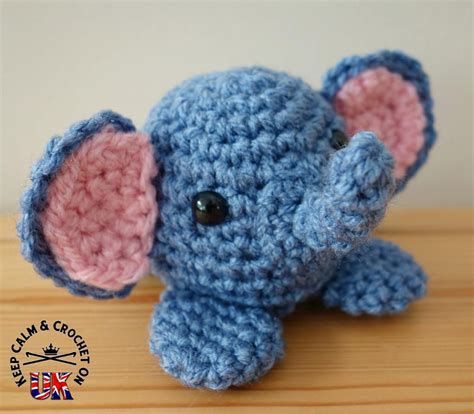 Small Crochet Elephant Pattern Free
