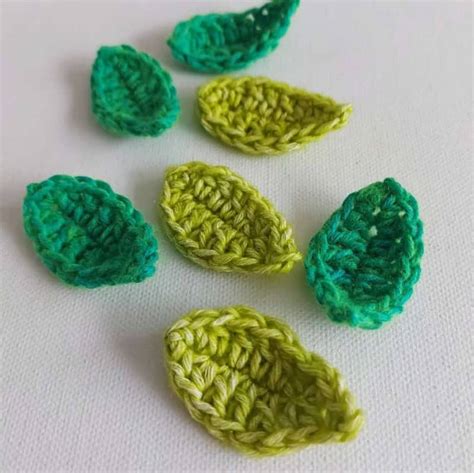 Small Crochet Leaf Pattern