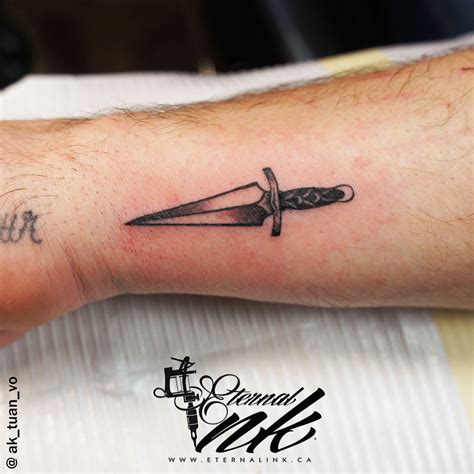 Small Dagger Tattoo