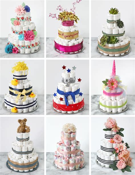 Small Diaper Cakes for Compact Spaces